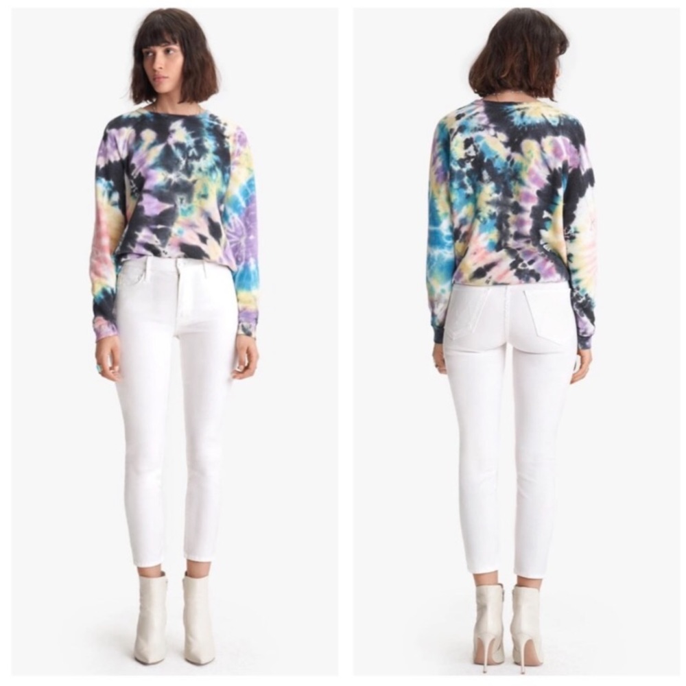MOTHER ~ The Looker Crop in Glass Slipper